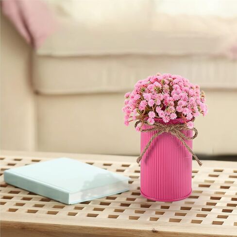 omldggr 2 حزمة عباد الشمس الاصطناعية بوعاء النباتات، الأصفر عباد الشمس فو ميسون جرة الزهور الاصطناعية مع وعاء معدني لربيع وصيف المنزل المطبخ الجدول محور الزفاف الديكور in Kuwait