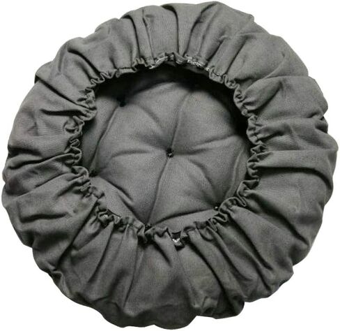 Bar Stool Cushion Round Memory Foam Bar Stool Covers Round Cushion with Non-Slip Backing and Elastic Band (Army Green, 16in/40cm) in Saudi Arabia
