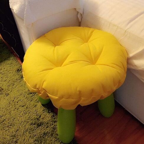Bar Stool Cushion Round Memory Foam Bar Stool Covers Round Cushion with Non-Slip Backing and Elastic Band (Army Green, 16in/40cm) in Saudi Arabia