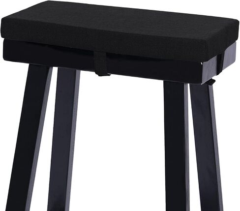 baibu Rectangle Bench Stool Cushion, Non-Slip Saddle Stool Seat Cushions Bar Stool Cushion with Machine Washable Cover - One Cushion Only (Beige, 18x9.5x1.5in) in Kuwait