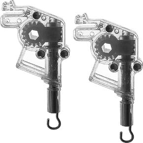 2pcs Wand Tilter for 2" Low Profile Horizontal Blinds Tilt Mechanism Zinc Hook Connection with Hexagon Shaped Gear Low Rail Blinds Accessory in Saudi Arabia