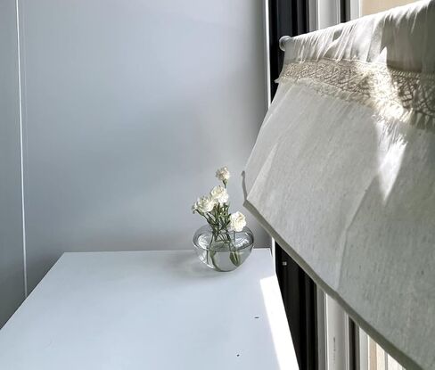 كوزد مومديكو ستارة مطبخ من الدانتيل القطني بشراشيب، ستارة قصيرة للمقهى، ستارة نافذة المطبخ، ستارة قصيرة لديكور المنزل الريفي in Kuwait