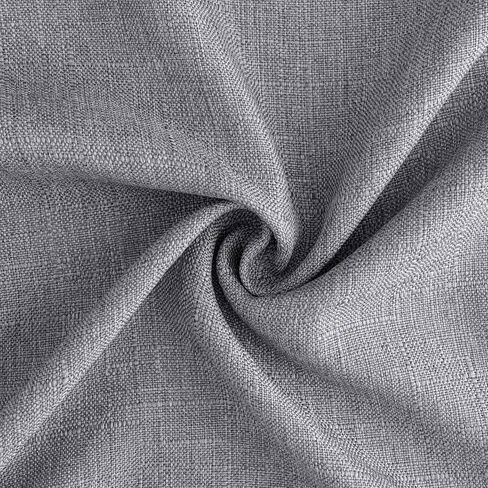 Valea Home فو الكتان المطبخ غنيمة الستارة الستارة ريفي قضيب جيب الستارة الستارة لوحات التخليص لنافذة صغيرة 36 ​​× 36 بوصة، 2 لوحات، رمادي in Kuwait