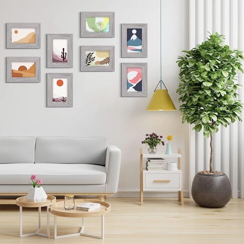مجموعة إطارات صور Houseables، 7.25 بوصة × 5.25 بوصة، 12 حزمة، خشب، زجاج، أسود، مجموعة صور متعددة، ديكور جدار المعرض، عرض الطاولة، حامل معلق أفقي أو رأسي، للمكتب، جدارية عائلية، حزمة مجمعة in Kuwait