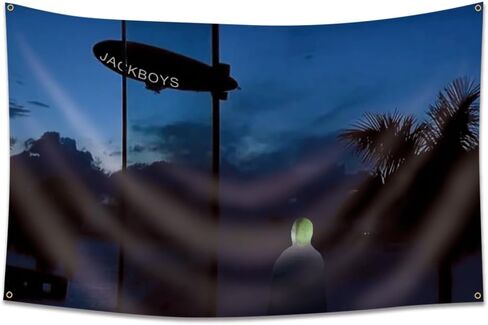 AJILUYA Jackboys Flag Rap Tapestry 3x5 Feet Top Rapper Art Music Album Covers for Bedroom Living Room College Dorm Wall Decor in Kuwait