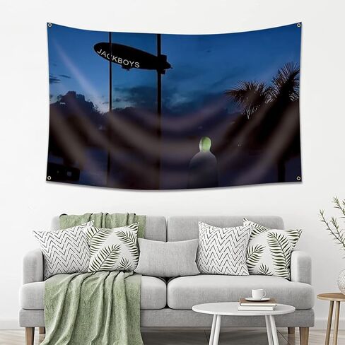 AJILUYA Jackboys Flag Rap Tapestry 3x5 Feet Top Rapper Art Music Album Covers for Bedroom Living Room College Dorm Wall Decor in Kuwait
