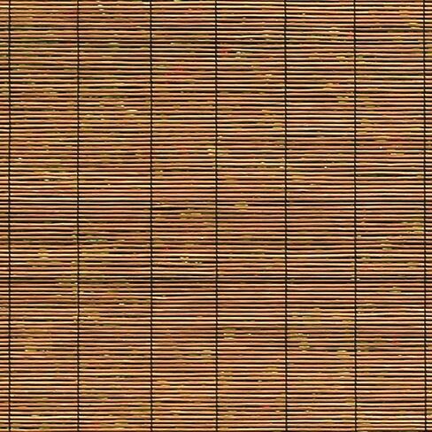 Radiance Cord Free Bamboo Shades for Porch, Patio & Sunroom - Imperial Matchstick Bamboo Blinds for Light Filtering - Roll-Up Bamboo Blinds for Outside Mount - Brown - 36" x 72" - (1108117) in Kuwait