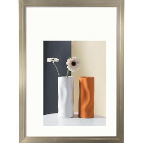 24x36In Champagne Poster Frame Wide Edge - 1PCS- Plexiglass - Metal Aluminum Frame -Wide Edge - Hanging Horizontally & Vetically in Kuwait