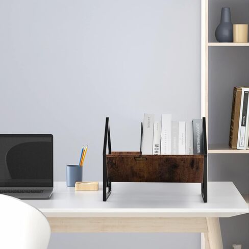 تيلو فيفان رف تخزين اسطوانات الفينيل، تخزين الالبوم لسجلات الفينيل، حامل عرض البوم من الفينيل حتى 80 باوند، حامل منظم متين للمجلات والكتب والملفات in Kuwait