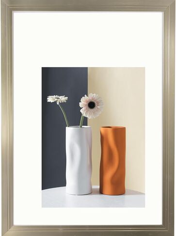 24x36In Champagne Poster Frame Wide Edge - 1PCS- Plexiglass - Metal Aluminum Frame -Wide Edge - Hanging Horizontally & Vetically in Kuwait