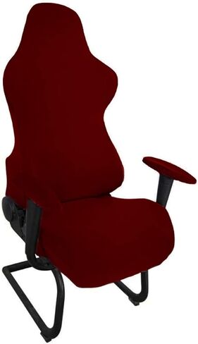 Stretch Gaming Chair Cover Washable Armchair Seat Covers Stretch Protector Slipcover for Office Computer Game Chair Cover (Color : A) in Kuwait