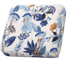 hyha Printing Sofa Couch Cushion Covers, Replacement Individual Seat Cushion Covers, Magic Sofa Covers Washable for Sectional Pets, Pattern Sofa Slipcovers (1 Cushion Loveseat, Mushroom Flowers)