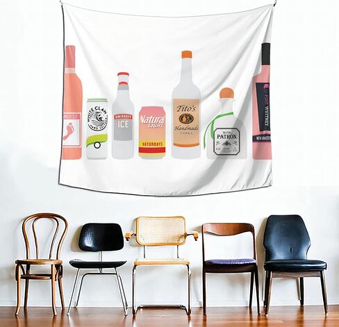 Aifreedom1 Swarov Tapestry 60X51inch Various Alcohol Suitable for Wall Hanging Dorm Room Bedroom Art Home Decorations in Saudi Arabia