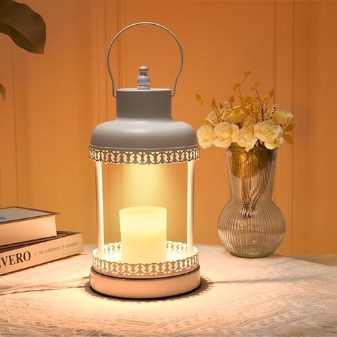 Candle Warmer Lamp, Electric Candle Warmer Lamp with Timer Dimmer, Candle Warmer Lamp for Jar Candles with 2 Bulbs, Safety Candle Melting Lamp Wax Melt in Kuwait