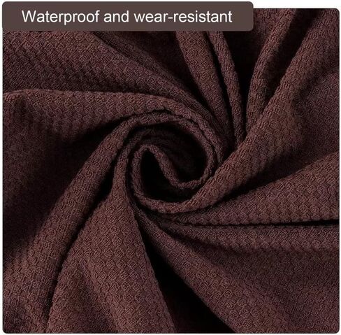 Genina Seat Covers for Dining Chairs Cover 100% Waterproof Dining Room Chair Seat Covers Kitchen Chair Covers (2 PCS, Beige) in Kuwait