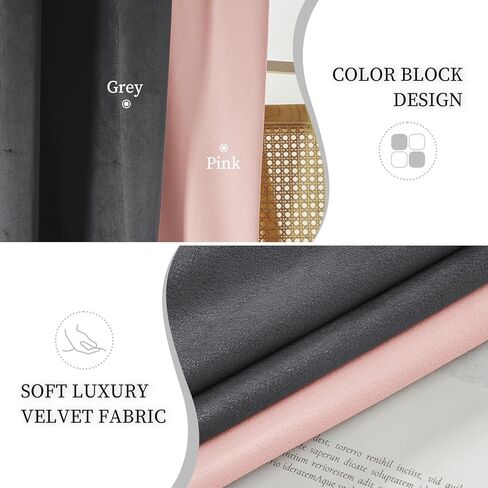 Velvet Curtains for Bedroom Green Bleach 5263 inch Soft Blackout Thermal Insulated Curtains Window Treatment for Bedroom in Saudi Arabia