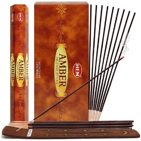 Amber Incense Sticks and Incense Stick Holder Bundle Insence Insense Hem Incense Sticks in Kuwait