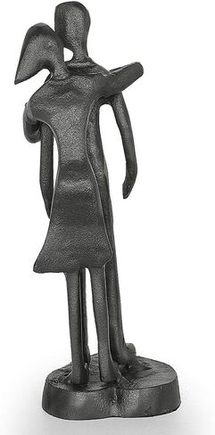 Dreamseden 6th Anniversary, Wedding Anniversary, for Couple, Gifts for Her or Wife - Iron Couple Sculpture Home Decor, Romantic Art Figurine for Girlfriend, Engagement, Marriage in Saudi Arabia