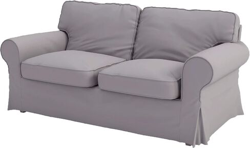 Heavy Cotton Ektorp Sofa Cover Replacement is Made Compatible for Ektorp Sofa Cover, 3 Seat Loveseat Or Armchair Slipcover Replacement (Blue Ektorp Loveseat) in Kuwait