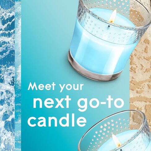 Glade Candle Jar, Air Freshener, Aqua Waves, 3.4 Oz in Saudi Arabia