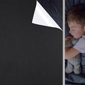 WochiTV Window Tint for Home, One Way Privacy Window Film, Glass Mirror Tint Non Adhesive Static Cling UV Blocking Heat Control Reflective Solar Vinyl Film Silver (17.5 inch x 6.0 Feet)