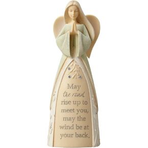 Enesco Foundations Collection Comfort Angel Releasing Doves Bereavement Figurine- Resin Hand Painted Collectible Decorative Angels Figurines Home Decor Memorial Statue, 9 Inch in Kuwait
