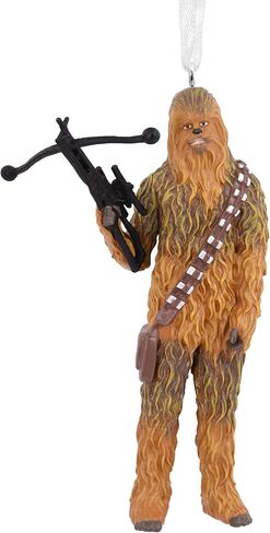 Hallmark Star Wars Chewbacca with Bowcaster Christmas Ornament, May The 4th in Saudi Arabia