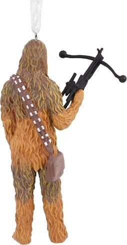 Hallmark Star Wars Chewbacca with Bowcaster Christmas Ornament, May The 4th in Saudi Arabia
