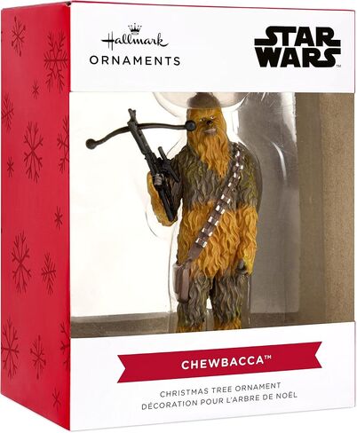 Hallmark Star Wars Chewbacca with Bowcaster Christmas Ornament, May The 4th in Saudi Arabia