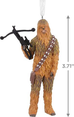 Hallmark Star Wars Chewbacca with Bowcaster Christmas Ornament, May The 4th in Saudi Arabia