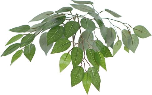 Vickerman 4' Artificial Ficus Bush - 4-Foot Tall Fake Ficus Bush in Black Plastic Pot - Realistic Floor Plant with Detailed Leaves - Perfect Fake Tree for Greenery Decor in Saudi Arabia