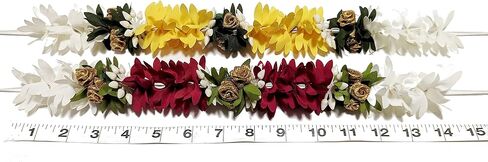 Haldi Kumkum | Set of 5 Gajra | Head Bands | Return Gift | Give away | HK-Gajra1 in Saudi Arabia