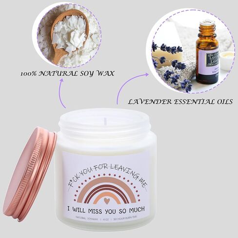 Bridesmaid Proposal Gifts Can't Get Hitched Lavender Scented Soy Candle - Wedding or Bachelorette Party Best Friend Birthday Gifts for Women Funny Gifts Bridesmaid Candle in Kuwait