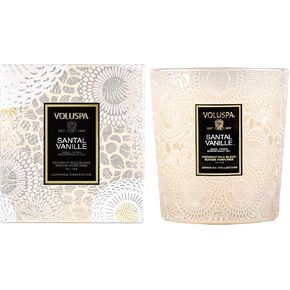 Voluspa Santal Vanille Candle | Classic Candle | 9 Oz. | 60 hr. Burn Time | Coconut Wax & All Natural Wicks for a Cleaner Burn in Saudi Arabia