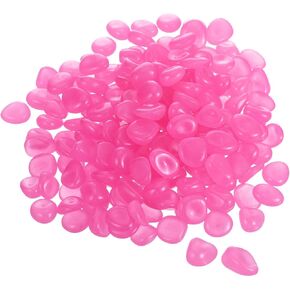 MECCANIXITY 900pcs Glow Rocks 13-17mm Glow Pebbles Decoration in The Dark Luminous Stones Decor DIY Decorative Dark Blue for Garden, Potted Plant, Fish Tank