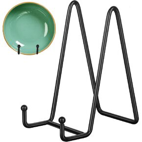 Decolore 5 Pack 16 Inch Black Plate Stand for Display Large book stands Display Easel Table Top Easel for Picture, Posters, Decorative Plate, Book and Canvas in Saudi Arabia