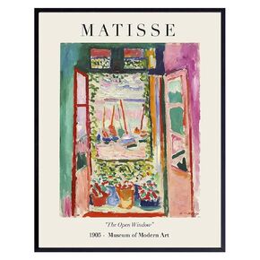 Henri Matisse Abstract Wall Art LARGE 11x14 - Mid Century Modern Decor - Aesthetic Poster Print - Minimalist Gallery Wall Art - Museum Poster - Matisse Art Print - Pastel Colors - Modern Home Decor in Kuwait