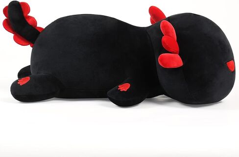 Cute Black Cat Plush Toy Soft Stuffed Animal Kitten Hugging Pillow Kawaii Plushie Kitty Toy for Kids Gift, 19.7" in Saudi Arabia