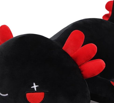 Cute Black Cat Plush Toy Soft Stuffed Animal Kitten Hugging Pillow Kawaii Plushie Kitty Toy for Kids Gift, 19.7" in Saudi Arabia