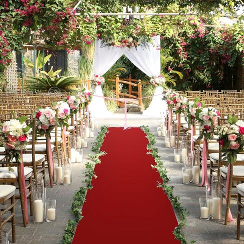 Red Carpet Floor Runner Hollywood Party Decoration Fabric 100 GSM (Black, 2x15 Feet) in Kuwait