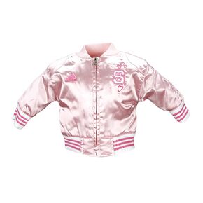 Adidas NCAA Girls Infants (0M-24M) and Toddlers (2T-4T) Pink Satin Cheer Jacket, Team Options in Saudi Arabia