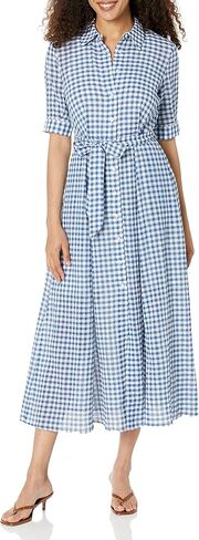 Calvin Klein Women's Sportswear Everyday Cotton Sateen Fit and Flare in Kuwait