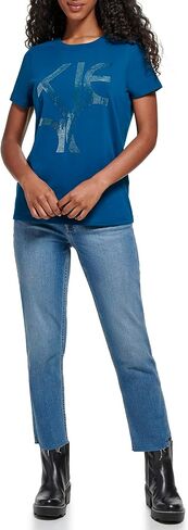 Calvin Klein Women's Loose Cotton Span Jersey Everyday T-Shirt in Saudi Arabia
