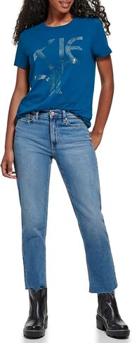 Calvin Klein Women's Loose Cotton Span Jersey Everyday T-Shirt in Saudi Arabia