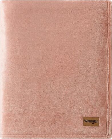 Wrangler - King Blanket, Ultra Soft Plush Fleece Blanket (Solid Blue, King) in Saudi Arabia