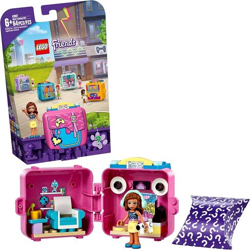 LEGO Friends Olivia's Gaming Cube 41667 Building Kit; Gaming Toy Friends Olivia; Makes a Great Gift for Creative Kids Who Love Mini-Doll Toys; New 2021 (64 Pieces) in Saudi Arabia