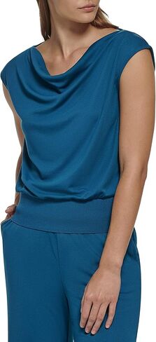 Calvin Klein Drape Front Sleeveless Top in Saudi Arabia
