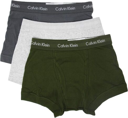 Calvin Klein Men's Cotton Classic Fit 3-Pack Trunks in Saudi Arabia