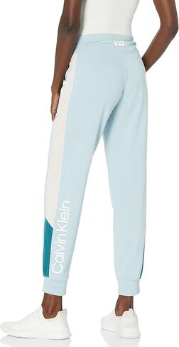 Calvin Klein Performance Colorblock Inset Skinny Jogger, Aquatic, X-Large in Saudi Arabia