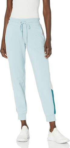 Calvin Klein Performance Colorblock Inset Skinny Jogger, Aquatic, X-Large in Saudi Arabia